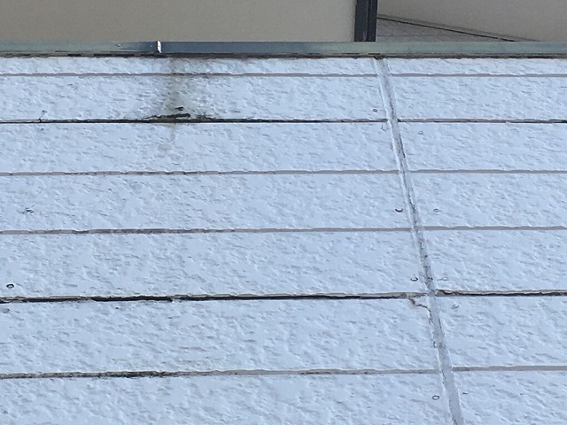 羽島市で外壁の調査、外壁塗装は経年劣化が進行しており一部腐食が進み交換が推奨される状況